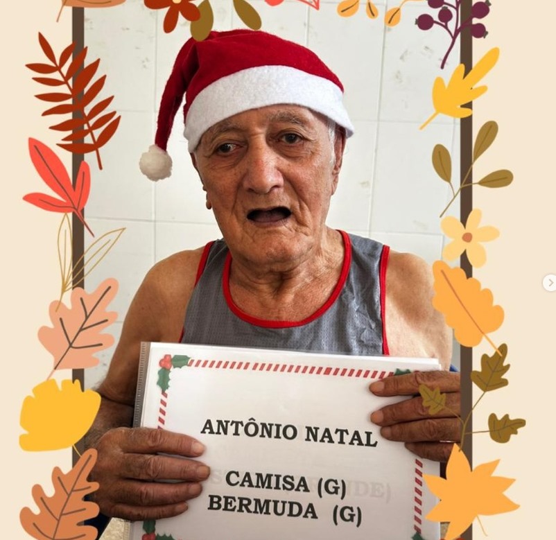 Campanha "Adote um Idoso" promove alegria no natal para idosos em Cacoal