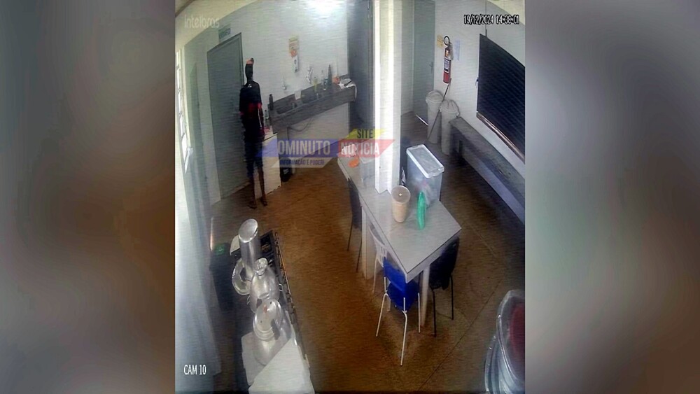 Rapaz preso furtando escola no Habitar Brasil, é velho conhecido da Polícia Militar em Cacoal