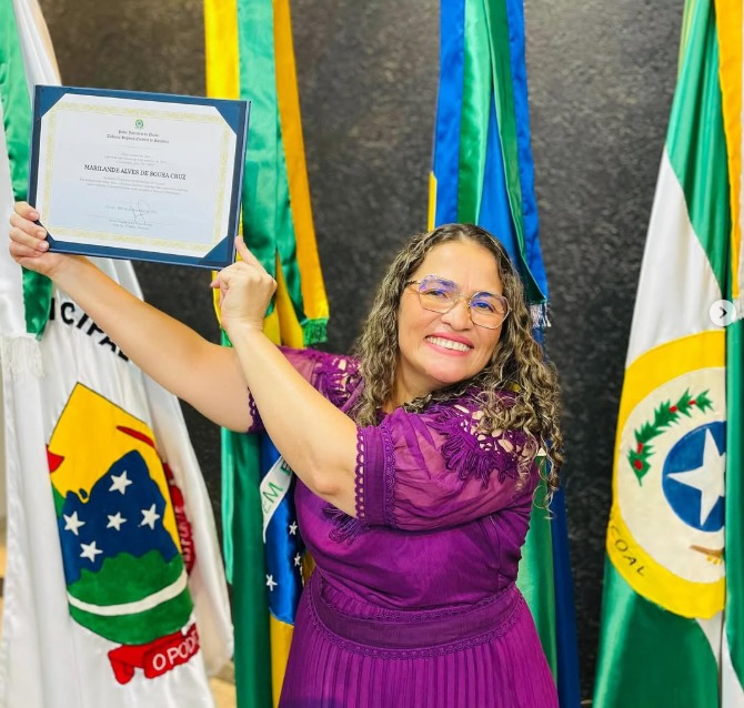 Marilande Alves participa de reunião e agradece membros da IEAD Cacoal, pelo apoio nas eleições 2024
