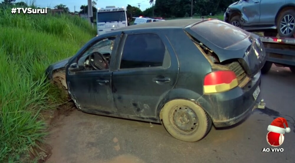Duas pessoas ficam em estado grave após acidente na avenida Sete em Cacoal