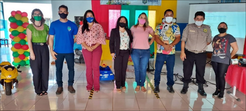 Escolas municipais em Jaru recebem atividades alusivas à Semana Nacional do Trânsito