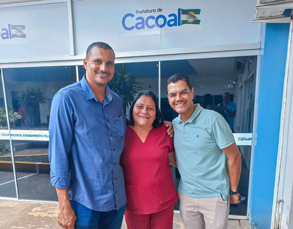 Deputado Cássio Gois recebe Ginao da Saúde, prefeito eleito de Nova Brasilândia, e compartilha experiências na área da saúde