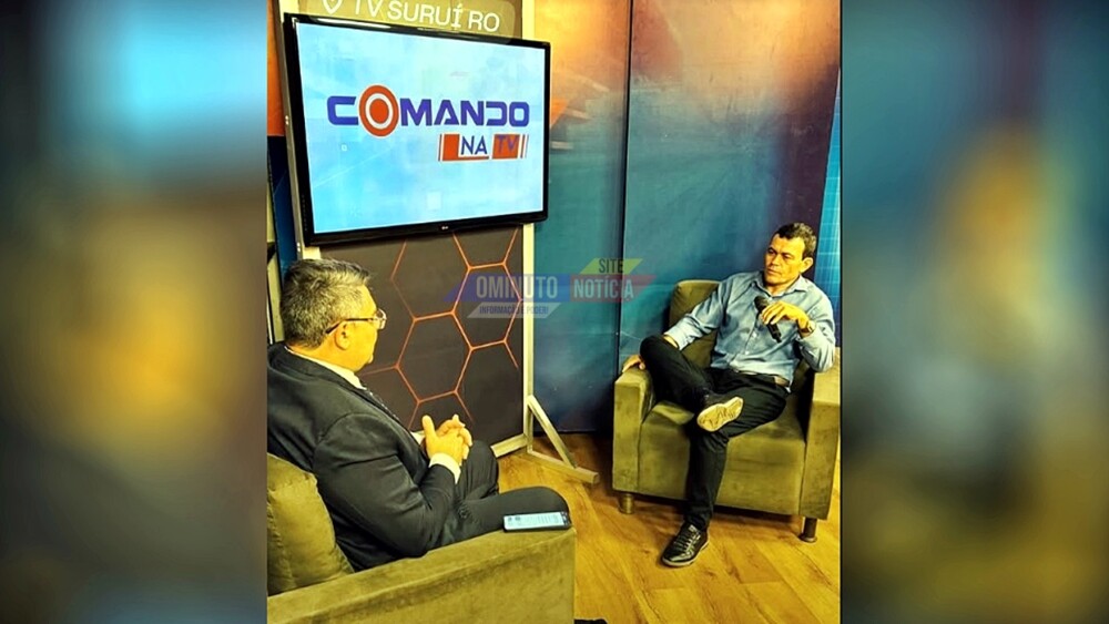 Gimenez Fritz cede a primeira entrevista ao vivo após ter sido eleito presidente da câmara de Cacoal
