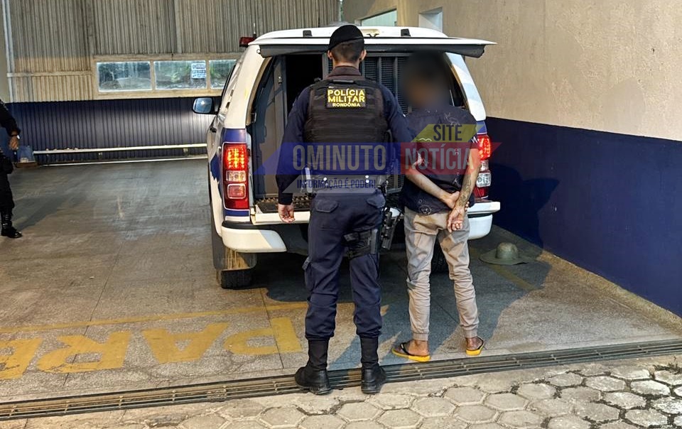 Homem preso com crack em Jaru, tinha mandado de prisão em aberto, de Presidente Médici, RO
