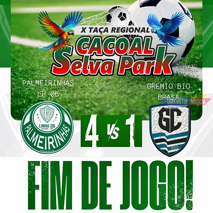 Abertura da Taça Cacoal Selva Park se torna um espetáculo de futebol na Linha 06 em Cacoal