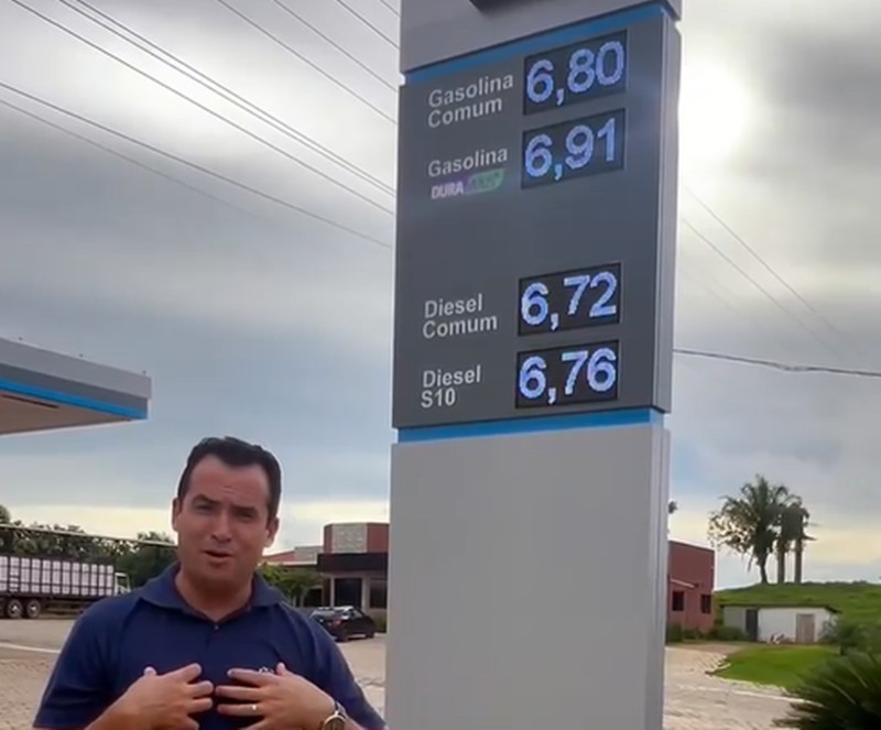 Jaru está entre os municípios que vende a gasolina mais cara de Rondônia